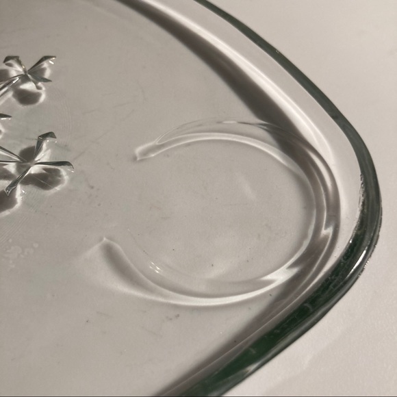 VTG Indiana Glass Atomic Snowflake Snack Plates (2 - Picture 6 of 10